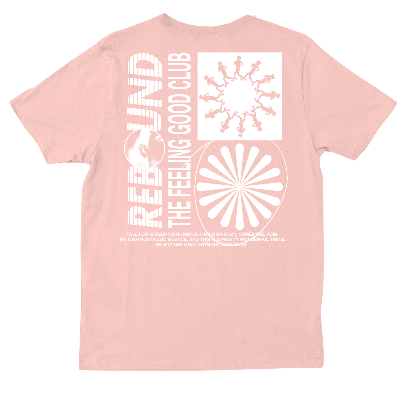 'THE FEELING GOOD CLUB' TEE (SALMON)