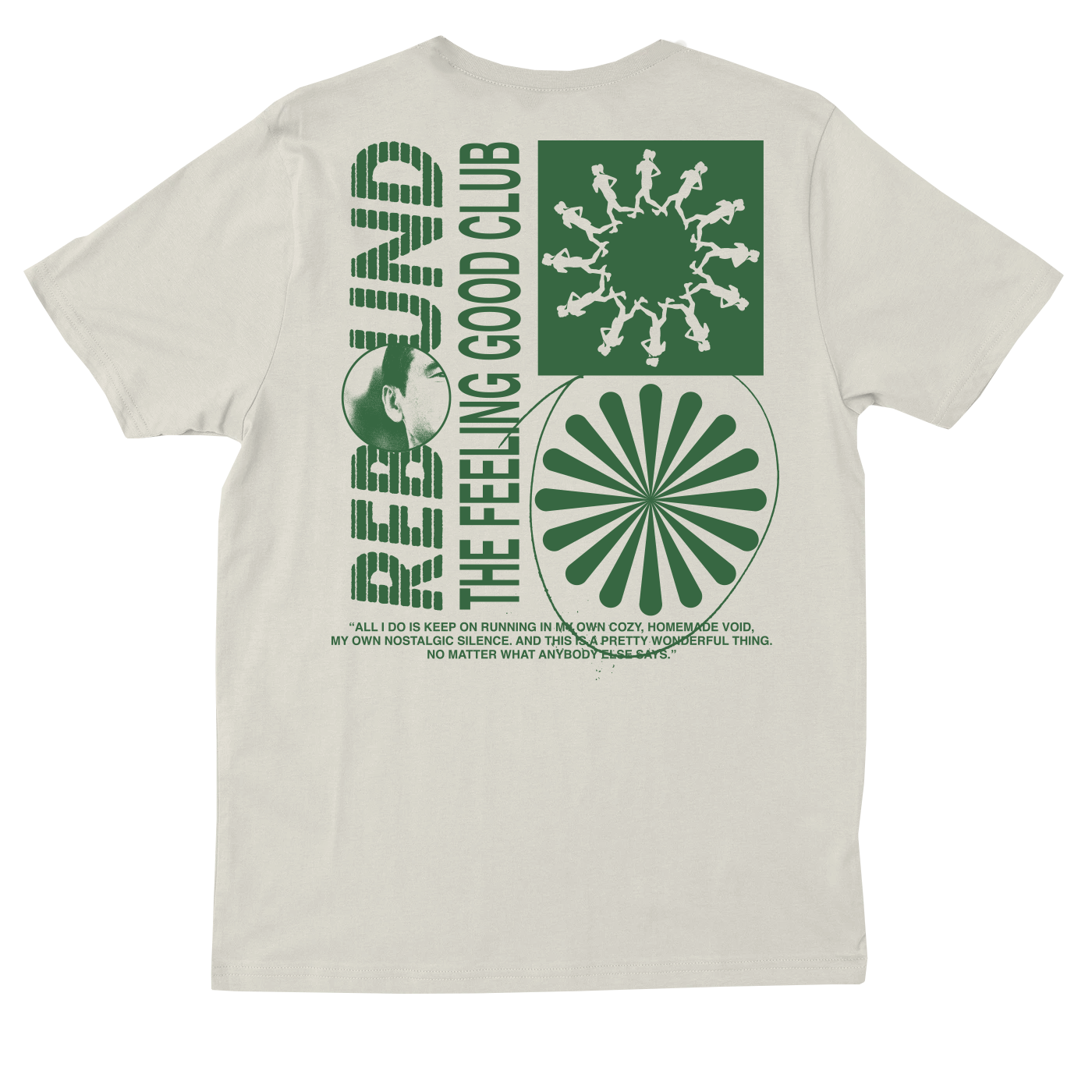 'THE FEELING GOOD CLUB' TEE (NATURAL)